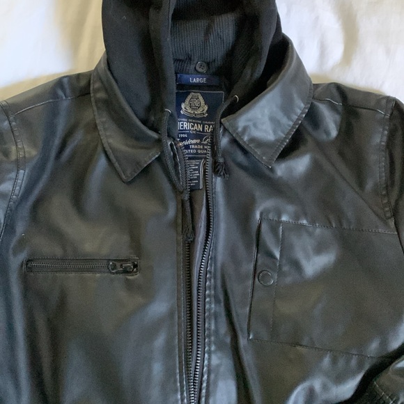 Mens faux leather jacket - Picture 4 of 4